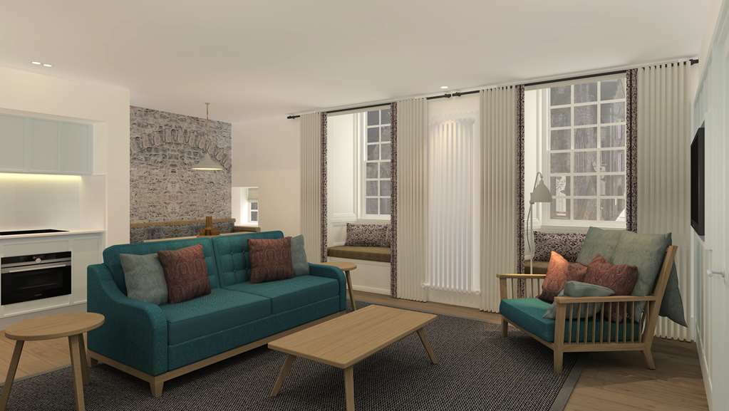 เชฟวอล แอบบีย์ แสตรนด์ อพาร์ตเมนต์ แอต ฮอลีรูด Aparthotel เอดินบะระ ภายใน รูปภาพ